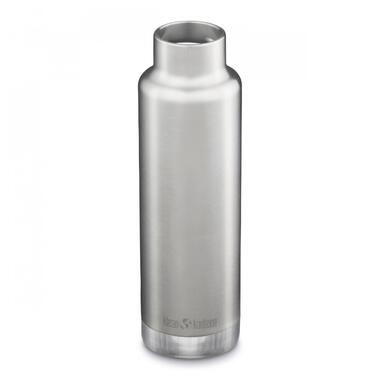 Термопляшка Klean Kanteen Insulated Classic Pour Through Cap 750 мл Brushed Stainless (1009479) фото №2