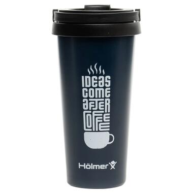 Термочашка Holmer Coffee Time Темно-синя (TC-0500-DB Coffee Time) фото №1