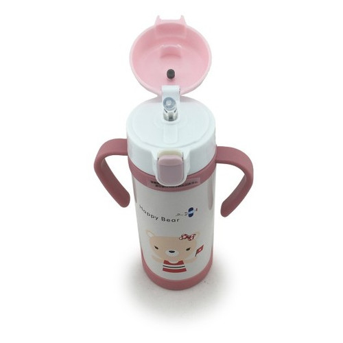 Термокухоль дитячий 420мл Рожевий (НY-6409) фото №2