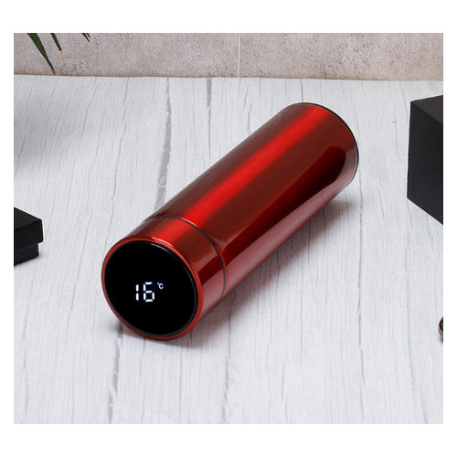 Термокухоль з датчиком температури Edenberg EB-644-Red 500 мл фото №1