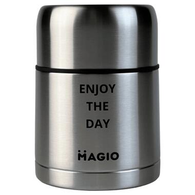 Термос Magio Харчовий Сріблястий 0.6 л (MG-1034) фото №1
