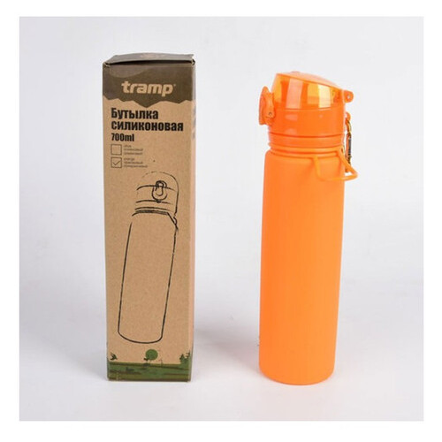 Пляшка Tramp силікон 700мл TRC-094-orange (ZE35008689) фото №4