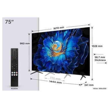 Телевизор TCL 75C6KS фото №9