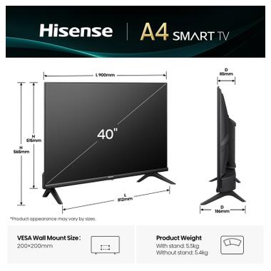 Телевизор Hisense 40A4Q фото №2