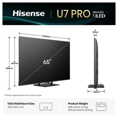 Телевизор Hisense 65U7Q PRO фото №2