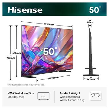 Телевизор Hisense 50E7S фото №3