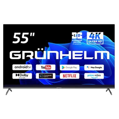 Телевізор GRUNHELM Q55U701-GA11V T2 SMART TV фото №1