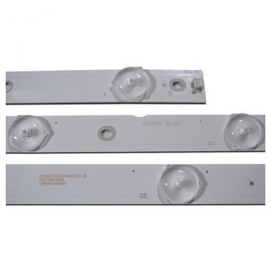 Комплект LED підсвітки для телевізора Philips 32 LB32080 GJ-2K16 D2P5-315 D307-V2.2 фото №2
