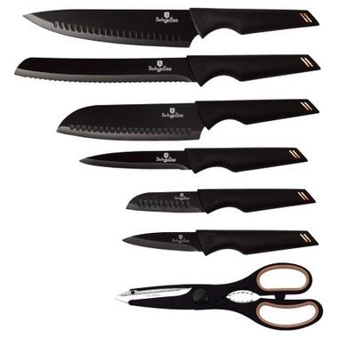 Набір ножів з 7 предметів Berlinger Haus Black Rose Collection (BH-2688) фото №1