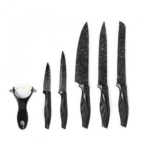 Набір ножів з керамічним покриттям Supretto 6 предметів фото №1