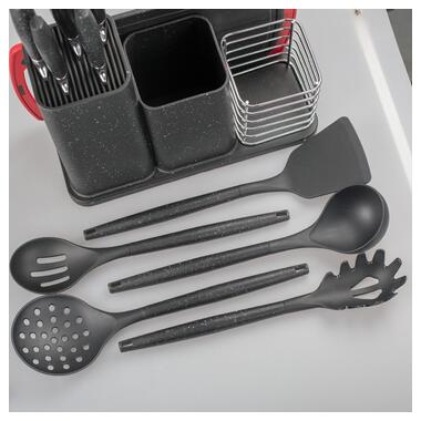 Набір кухонних ножів та приладдя ZP-067, 19 предметів корисний nнабір для кухні з антипригарним покриттям, бренд XPRO (42825-ZP-067_1287) фото №5