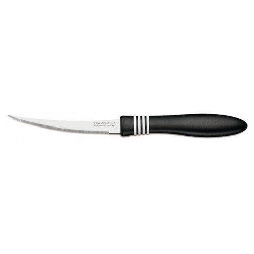 Набір ножів для томатів Tramontina Cor&Cor 23462/204 102 мм (2 предмети) чорний фото №1