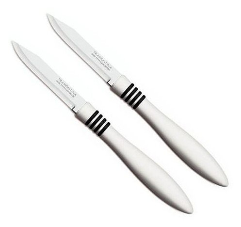Набір ножів для овочів TramontinaCor&Cor 23461/283 76 мм (2 предмети) білий фото №1