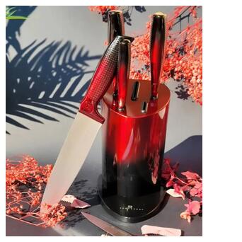 Набір ножів Edenberg EB-11022-Red 6 предметів червоний фото №1