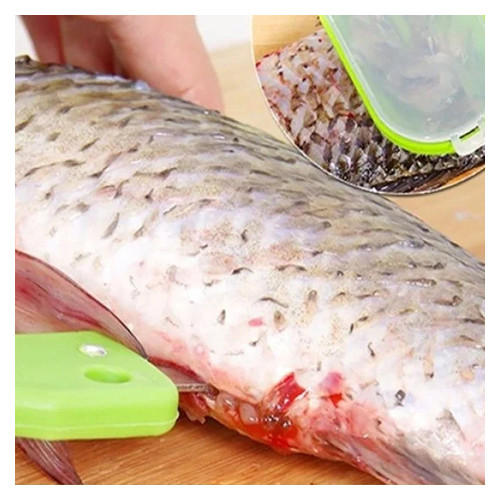 Чистка для риби Fish scales WIPER CLEANING - Зелена фото №3