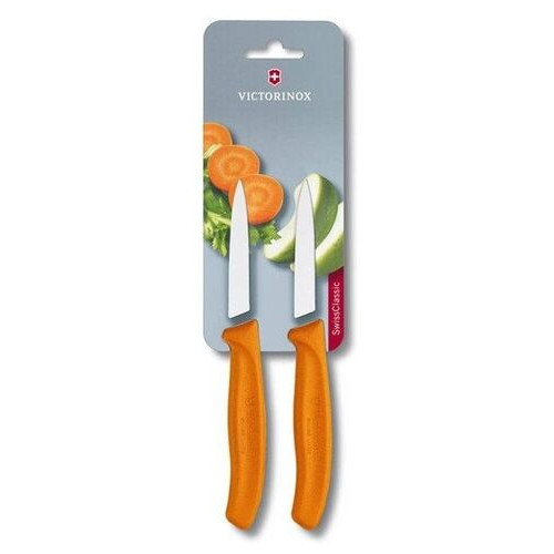 Набір кухонних овочевих ножів Victorinox Swiss Classic Paring 8 см 2 шт. фото №1