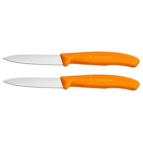 Набір кухонних овочевих ножів Victorinox Swiss Classic Paring 8 см 2 шт. фото №2