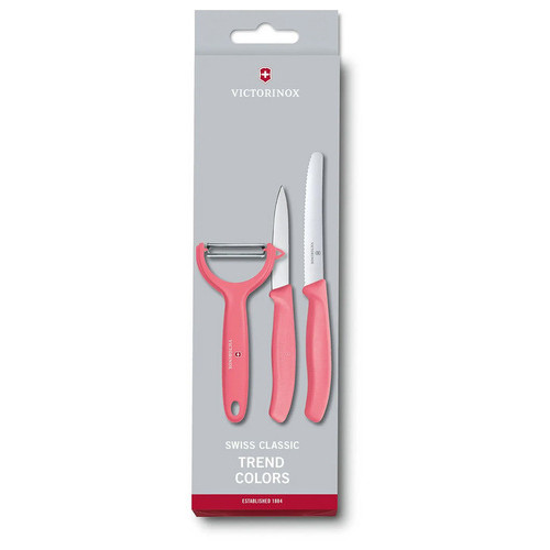 Набір Victorinox Swiss Classic Trend Colors Paring Knife Set with Tomato and Kiwi Peeler Світло-червоний (6.7116.33L12) фото №2