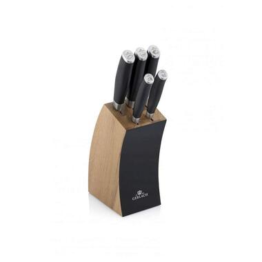 Набір з 5 кухонних ножів та підставки Gerlach Deco (5901035500006) фото №1
