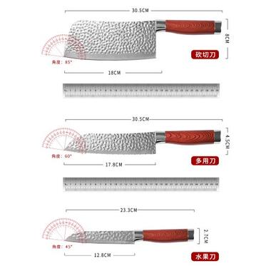 Набір кухонних ножів KeJi KJ2-3 фото №8