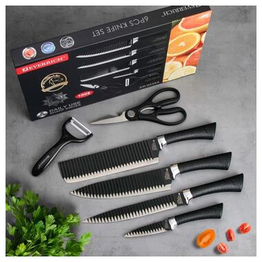 Набір із 6 кухонних ножів Everrich фото №2