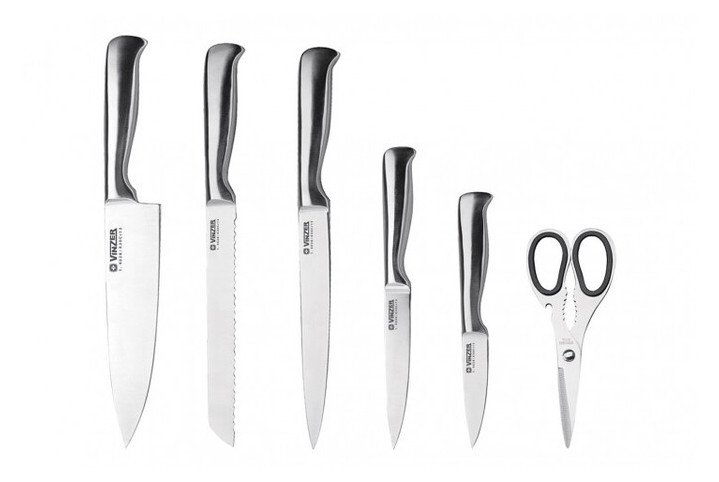 Набір ножів на підставці Vinzer Iceberg VZ-50110 7 предметів фото №4