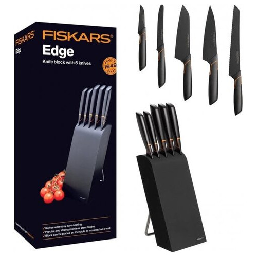 Набір 5 ножів у блоці Fiskars Edge 1003099 фото №11