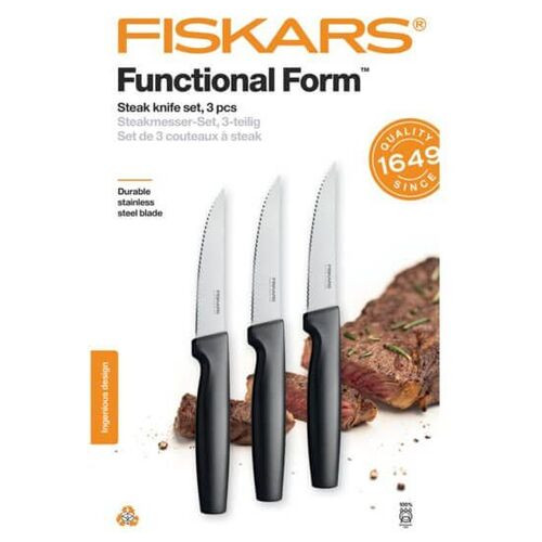 Набір ножів для стейку Fiskars Functional Form 3 шт 1057564 фото №1