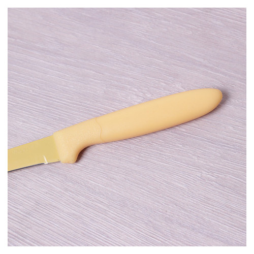 Нож Kamille для чистки из стали с покрытием non-stick и пластиковой ручкой  фото №8