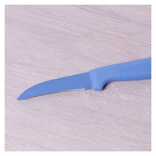 Нож Kamille для чистки из стали с покрытием non-stick и пластиковой ручкой  фото №3