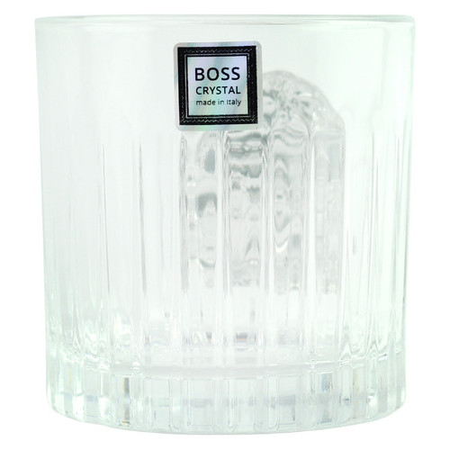 Сет для виски Boss Crystal ГОД БЫКА, графин, 2 стакана, серебро фото №5