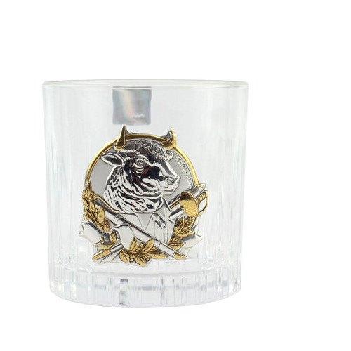 Сіт кришталевих склянок Boss Crystal БОКАЛИ ЛІДЕР, 6 келихів, срібло фото №6