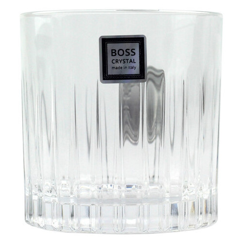 Сет для віскі Boss Crystal ГЕНЕРАЛЬСЬКИЙ КВІНТА GOLD, графін, 4 склянки, золото та срібло фото №4