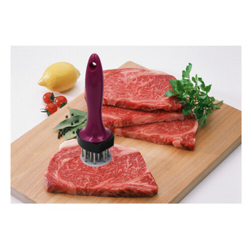 Розм'якшувач для м'яса Prima 18.5 см Тендерайзер з голками фіолетовий фото №3