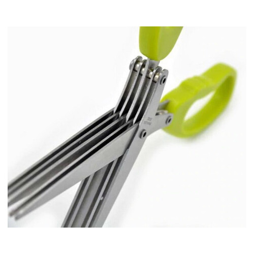 Ножиці для зелені LifeFLUX AIHOME 5 лез зелений (528-2019) фото №4