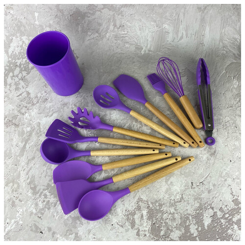 Набір кухонних речей Edenberg EB-3610-Purple 12 предметів фіолетовий фото №3