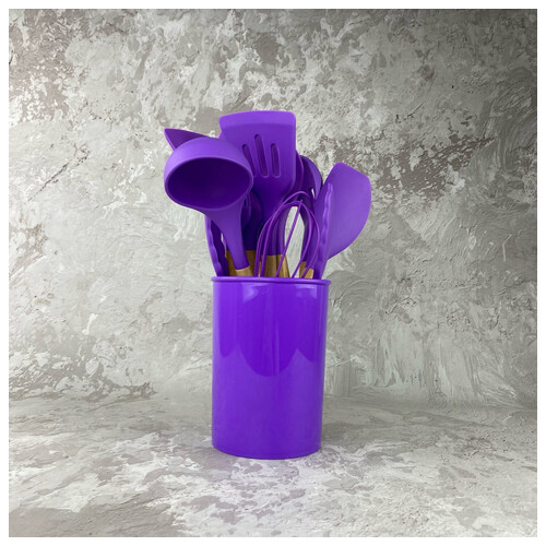 Набір кухонних речей Edenberg EB-3610-Purple 12 предметів фіолетовий фото №1