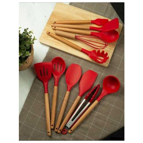 Набір кухонного приладдя Edenberg EB-3610-Red 12 предметів червоний фото №2