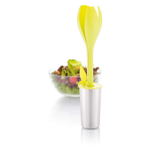 Набір для салату Tulip, сріблясто-зелений фото №1