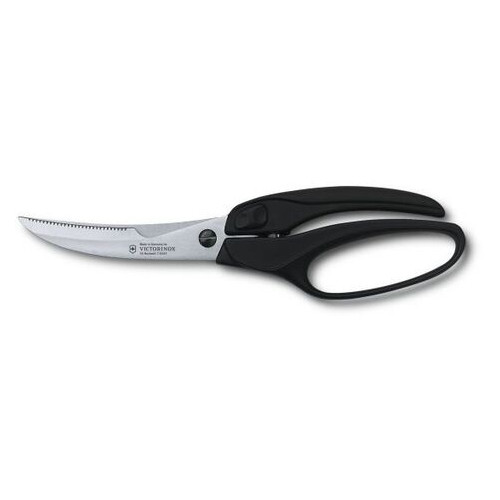 Кухонні ножиці для обробки птиці Victorinox Professional 25 см Чорні (7.6344) фото №1