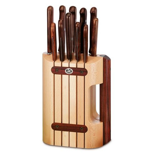 Кухонний набір Victorinox Rosewood Cutlery Block 12 предметів із дерев'яними ручками (5.1150.11) фото №4