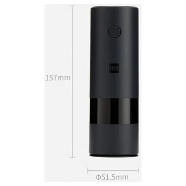 Електромлин для спецій/солі Xiaomi Huo Hou Electric Grinder Black 6xAAA (HU0141) фото №4
