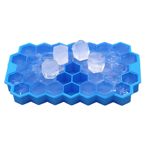 Силіконова форма для льоду CUMENSS Соти Blue фото №1