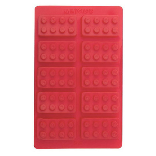 Силіконова форма CUMENSS Lego Red для заморожування льоду фото №1