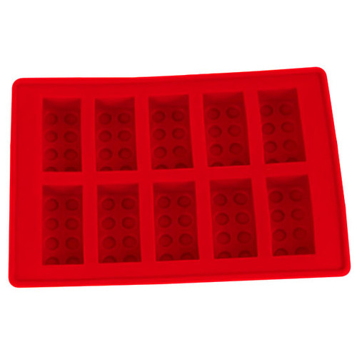 Силіконова форма CUMENSS Lego Red для заморожування льоду фото №2