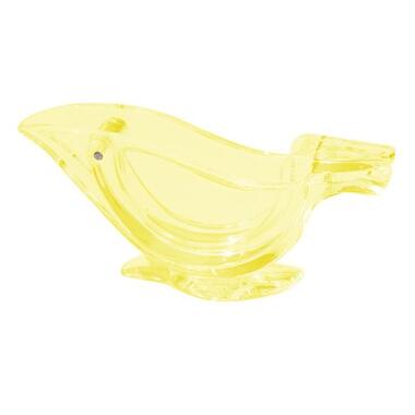 Соковижималка ручна Birdie Juicer сквізер прес для часточок лимона лайма часточки цитрусових bird lemon squeezer 12*35*51 (см) жовта фото №3
