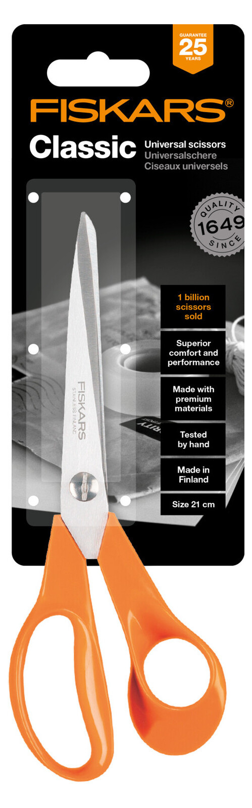 Ножиці Fiskars Classic універсальні, 21 см (1000815) фото №15