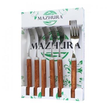 Набір вилок 6 приборів MAZHURA Wood walnut mz505658  фото №1