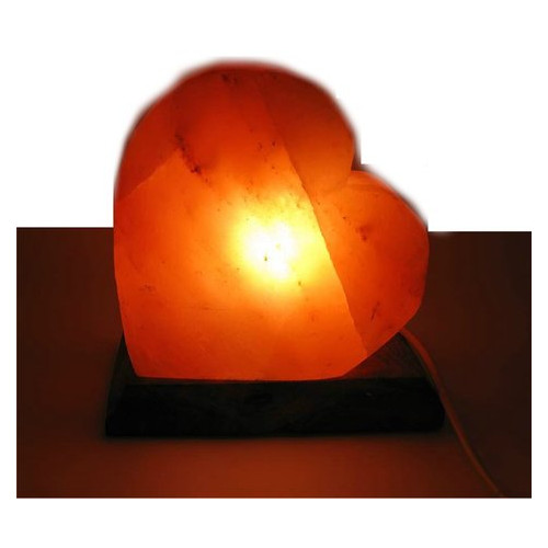 Соляная лампа Даршан Сердце SL-24 Гималайская соль 18х18х10 см 8 ящ (25666) фото №1