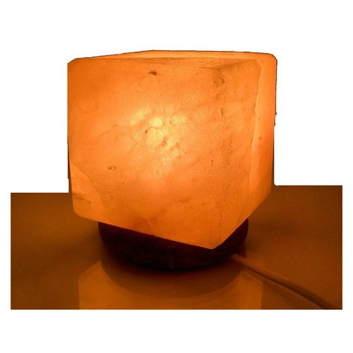 Соляная лампа Даршан S-028 Куб Гималайская соль 18 ящ (23077) фото №1